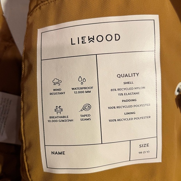 Liewood Kalle colorblock ski jacket Size 3yo - Picture 5 of 8